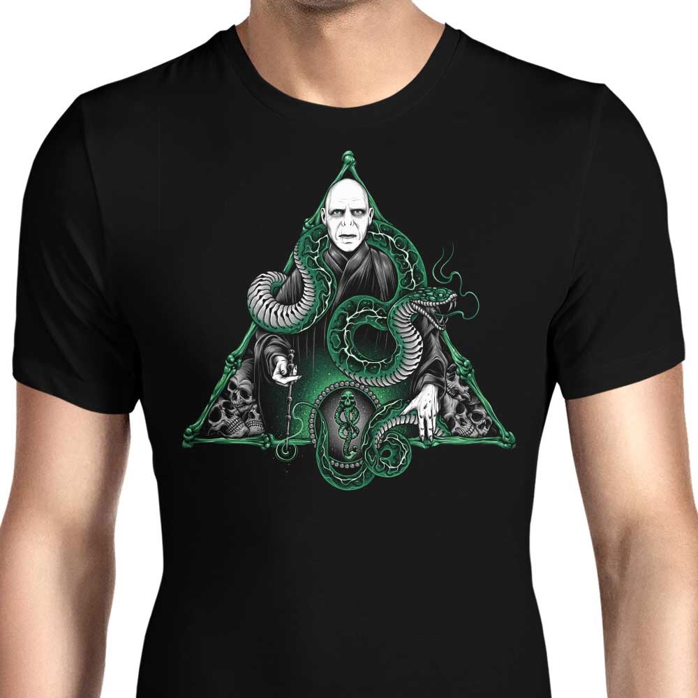 Black Harry Potter Voldemort & Nagini T-Shirt